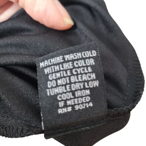 J.B.S. Womens Floral Sleeveless Tea Lenght Dress Size M Black & Gray - Picture 10 of 11